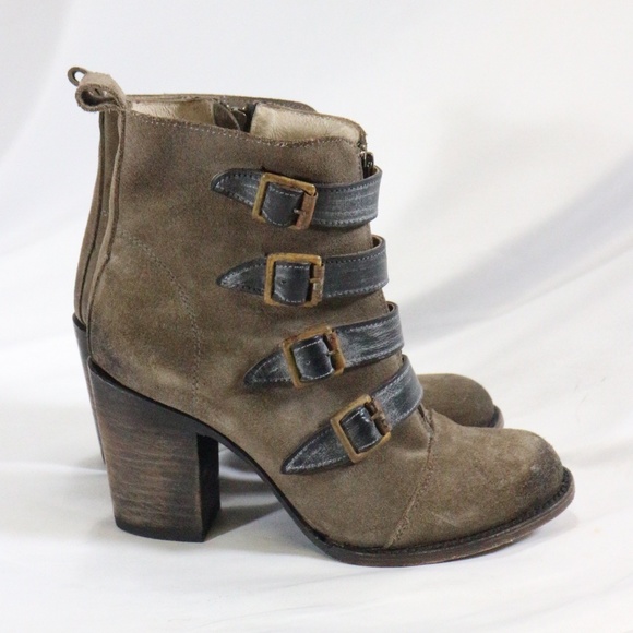 FREEBIRD FB-Banjo Distressed Ankle Heel Boots Sz 9 US Women - Picture 6 of 8